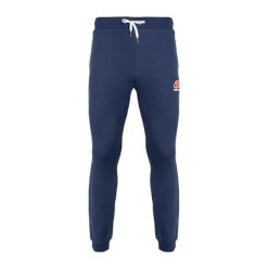 Spodnie męskie Ellesse Ovest Jog. Niebieskie spodnie dresowe męskie Ellesse, bez wzorów, z dresówki. Za 169.99 zł.