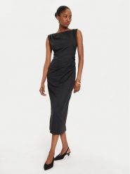 Marella Sukienka koktajlowa Bolivar 2423226061 Szary Slim Fit. Szare sukienki damskie Marella, bez wzorów, z syntetyku, wizytowe, bez kołnierzyka, bez ramiączek. Za 1,229.00 zł.