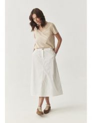 TATUUM Spódnica w kolorze białym rozmiar: 38. Białe spódniczki damskie Tatuum, bez wzorów, z bawełny, z podwyższonym stanem, maxi, proste. Za 184.46 zł.