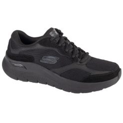 Buty sportowe Sneakersy męskie Skechers Arch Fit 2.0 - The Keep. Czarne buty sportowe na co dzień męskie Skechers, bez zapięcia, trekkingowe. Za 389.99 zł.