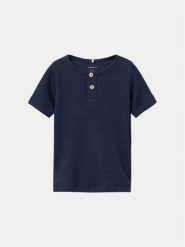 NAME IT T-Shirt 13203743 Granatowy Regular Fit. Niebieskie t-shirty chłopięce Name it, bez wzorów, bez ramiączek. Za 49.99 zł.