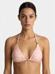 Guess Góra od bikini E6GJ08 MC04R Różowy. Czerwone bikini damskie Guess, z aplikacjami. Za 299.99 zł.