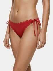 HUGO Dół od bikini Original 50555675 Czerwony Regular Fit. Czerwone bikini damskie Hugo, bez wzorów. Za 259.99 zł.