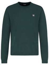 Sublevel Sweter w kolorze morskim rozmiar: M. Niebieskie swetry męskie Sublevel, m, z aplikacjami, ze skóry, bez kołnierzyka. Za 86.99 zł.