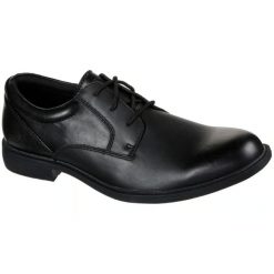 Półbuty Męskie Skechers Dreston Rasmiss Czarne 44. Czarne półbuty męskie Skechers, bez zapięcia. Za 338.99 zł.