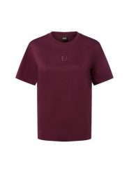 BOSS Koszulka - Elpha Kobiety Bawełna lila, S. T-shirty damskie Boss, s, bez wzorów, z bawełny, bez kołnierzyka. Za 179.95 zł.