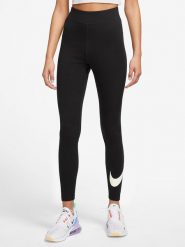 Nike Legginsy w kolorze czarnym rozmiar: M. Czarne legginsy damskie Nike, m, bez wzorów. Za 158.10 zł.