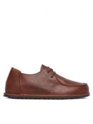 Birkenstock Półbuty Utti Lace Low 1029679 Brązowy. Brązowe półbuty męskie Birkenstock, ze skóry, bez zapięcia. Za 719.99 zł.