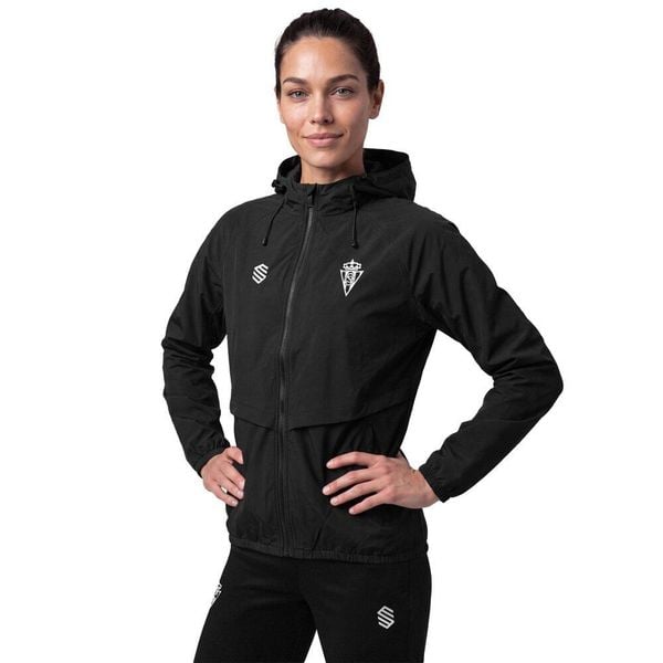 Damska piłkarska kurtka przeciwdeszczowa Siroko RSG Rain Jacket Coach W. Czarne kurtki przeciwdeszczowe damskie SIROKO, l, bez kaptura. Za 205.60 zł.