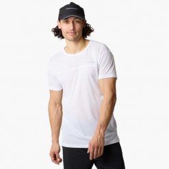 Koszulka treningowa męska Swedemount Ultra Light Tee szybkoschnąca. Białe t-shirty sportowe męskie SWEDEMOUNT, m, bez ramiączek, do biegania. Za 129.99 zł.