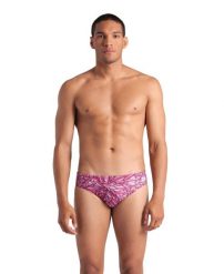 Kąpielówki Arena Pink Dahlia Swim Briefs. Czerwone kąpielówki męskie Arena, l, bez wzorów, z tkaniny, do pływania. Za 113.85 zł.