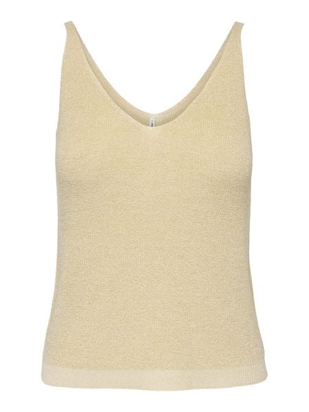 ONLY Top w kolorze beżowym rozmiar: XS. Brązowe topy damskie Only, xs, bez wzorów, bez kołnierzyka. Za 61.46 zł.