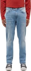 Męskie Spodnie Jeansowe Mustang Style Vegas Slim Denim Blue 1015495 5000 303. Niebieskie spodnie materiałowe męskie Mustang, bez wzorów, z denimu. Za 219.99 zł.