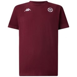 T-shirt Union Bordeaux-Bègles LA84 UBB. Czerwone t-shirty męskie Kappa, bez wzorów, bez kołnierzyka. Za 293.00 zł.