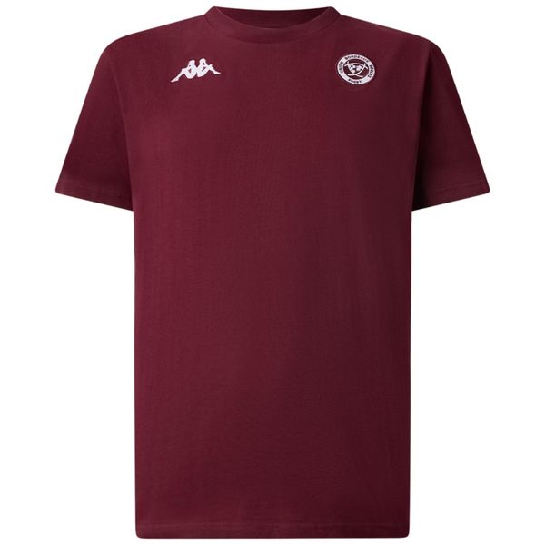 T-shirt Union Bordeaux-Bègles LA84 UBB. Czerwone t-shirty męskie Kappa, bez wzorów, bez kołnierzyka. Za 293.00 zł.