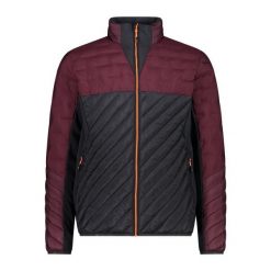 Kurtka puchowa CMP Unlimitech. Brązowe kurtki męskie CMP, bez wzorów, z puchu, sportowe, bez kaptura. W wyprzedaży za 616.30 zł.