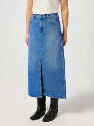 DAMSKA SPÓDNICA WRANGLER DENIM MAXI SKIRT ONCE LOVED 112356425. Spódniczki damskie Wrangler, m, bez wzorów, z denimu, maxi. Za 169.99 zł.