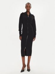 Pinko Sukienka codzienna Levulosio Abito 103989 A22A Czarny Slim Fit. Czarne sukienki damskie Pinko, na co dzień, s, bez wzorów, z syntetyku, bez kołnierzyka, bez ramiączek, proste. Za 1,009.00 zł.