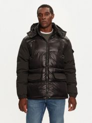 Brave Soul Kurtka zimowa MJK-BUXTON Czarny Regular Fit. Czarne kurtki męskie Brave Soul, na zimę, m, bez wzorów, z syntetyku, bez kaptura. Za 309.99 zł.