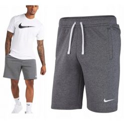 Spodenki sportowe męskie Nike Park 20 Fleece. Szare szorty męskie Nike, m. Za 160.00 zł.