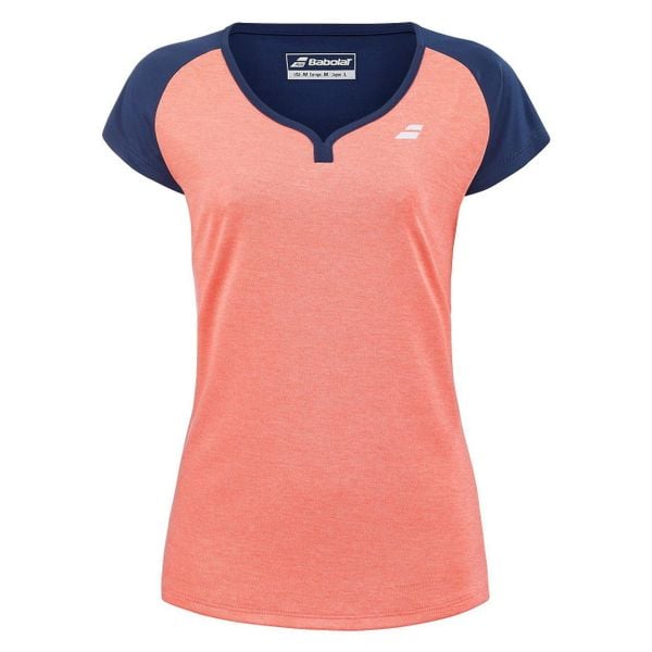 Koszulka damska Babolat Play Cap Sleeve Top fluo strike/estate blue XS. Brązowe t-shirty damskie BABOLAT, xs, bez wzorów, z materiału, bez kołnierzyka. Za 120.00 zł.
