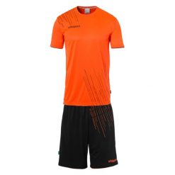 Zestaw koszulka i spodenki Uhlsport Score 26. Brązowe t-shirty damskie UHLSPORT, xl, bez wzorów, z dresówki, bez kołnierzyka. Za 154.43 zł.