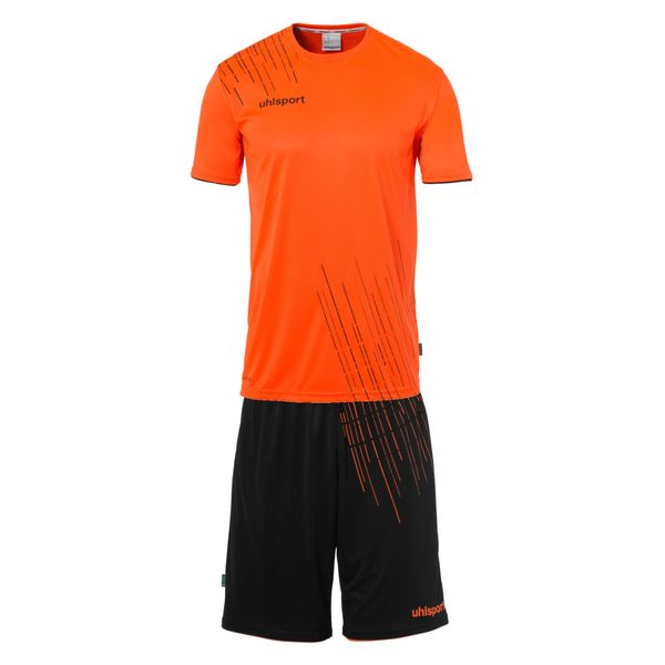 Zestaw koszulka i spodenki Uhlsport Score 26. Brązowe t-shirty damskie UHLSPORT, xl, bez wzorów, z dresówki, bez kołnierzyka. Za 154.43 zł.