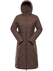 Alpine Pro Płaszcz pikowany "Stawa" w kolorze brązowym rozmiar: XS. Brązowe płaszcze damskie Alpine Pro, xs, bez wzorów. Za 341.39 zł.