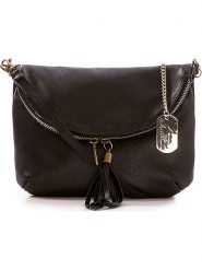 Anna Morellini Skórzana torebka "Alice" w kolorze czarnym - 22 x 18 x 2 cm rozmiar: onesize. Czarne torebki klasyczne damskie Anna Morellini, z aplikacjami, z materiału, bez dodatków. Za 165.99 zł.