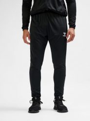 SPODNIE hmlESSENTIAL TRAINING PANTS. Czarne spodnie sportowe damskie HUMMEL, s, z materiału, do biegania. Za 75.00 zł.