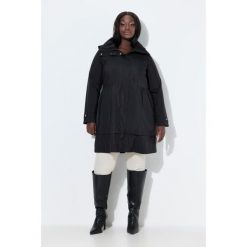 Damskie Płaszcz z sympateksu wodoodporny stójka kieszenie zapinane na zamek. Czarne płaszcze damskie Ulla Popken, plus size, bez wzorów, z materiału, plus size. Za 1,399.99 zł.