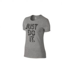 Koszulka sportowa damska Nike Nsw Crew Tee Top Tshirt. Szare bluzki sportowe damskie Nike, m, bez wzorów, z bawełny, bez ramiączek. Za 133.00 zł.