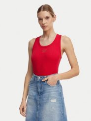 JOOP! Jeans Top Tana 30046103 Czerwony Slim Fit. Czerwone topy damskie Joop! Jeans, xl, bez wzorów, z bawełny, bez kołnierzyka. Za 219.99 zł.
