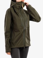 Kurtka damska Fjallraven Keb Eco-Shell Jacket. Zielone kurtki damskie Fjällräven, m, bez wzorów, z materiału, bez kaptura. Za 2,339.45 zł.