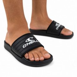 Klapki męskie sportowe O'NEILL KELSO SLIDER MEN LOW. Czarne klapki i japonki męskie O'neill, z materiału. Za 65.00 zł.