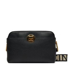 Torebka Coccinelle. Czarne listonoszki damskie Coccinelle, bez wzorów, bez dodatków. Za 859.99 zł.