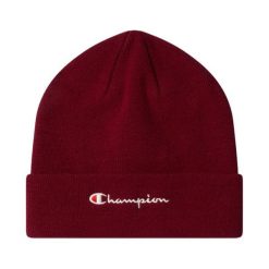 Czapka Champion Beanie Cap 806064. Czerwone czapki męskie CHAMPION, na jesień, bez wzorów. Za 79.05 zł.