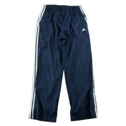 Second life - Spodnie dresowe męskie z podszewką z siateczki - Stan bardzo dobry. Niebieskie spodnie sportowe męskie Adidas, z dresówki. Za 106.46 zł.