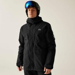 Kurtka narciarska męska z membraną Twin Tip Dare 2b. Czarne kurtki męskie Dare 2b, na zimę, m, bez wzorów, z tkaniny, sportowe, bez kaptura. W wyprzedaży za 849.99 zł.