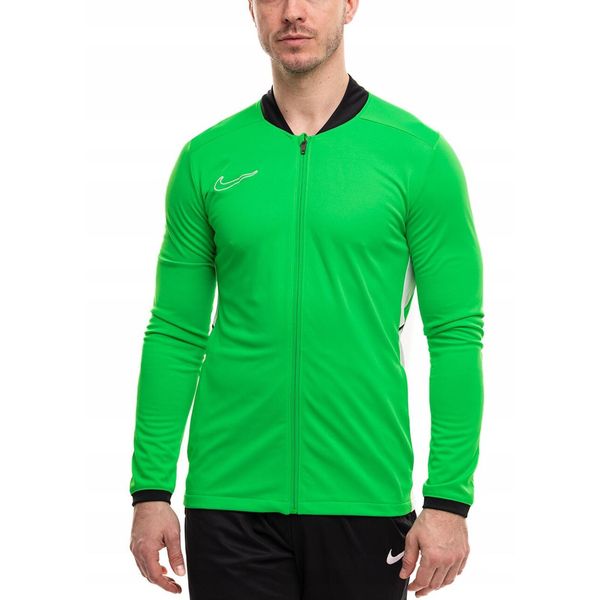 Bluza Męska Rozpinana Nike Academy 25 Sportowa Dresowa Treningowa roz. S. Zielone bluzy bez kaptura męskie Nike, bez wzorów, z dresówki, sportowe, bez kołnierzyka, bez ramiączek. Za 142.00 zł.