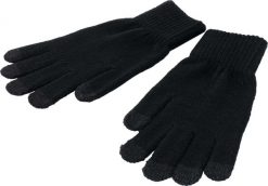 Rękawiczki ogrzewane unisex Screengloves czarne. Czarne rękawiczki damskie VOXOM, bez wzorów, z elastanu. Za 100.99 zł.