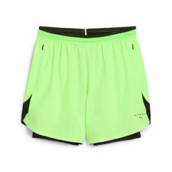 Szorty 2 w 1 Puma X Hyrox. Zielone szorty męskie Puma, bez wzorów. Za 282.50 zł.