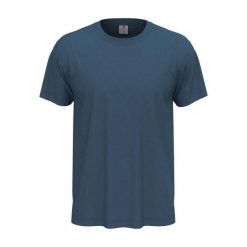 Klasyczna Koszulka Unisex Dla Dorosłych. Niebieskie bluzki damskie Stedman, bez wzorów, bez kołnierzyka. Za 38.99 zł.