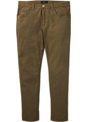 Spodnie ze stretchem Regular Fit Straight. Niebieskie spodnie materiałowe męskie bonprix, bez wzorów, ze skóry. Za 129.99 zł.