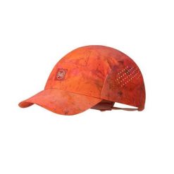 Czapka z daszkiem BUFF PACK SPEED CAP KEFFY NECTARINE. Czerwone czapki męskie Buff, bez wzorów, z materiału, wakacyjne. Za 162.85 zł.