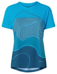 T-Shirt Women's Moab T-Shirt VI. Niebieskie t-shirty damskie Vaude, s, bez wzorów, bez kołnierzyka. Za 259.00 zł.