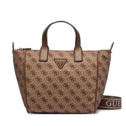 Torebka Guess. Brązowe torebki klasyczne damskie Guess, z aplikacjami, bez dodatków. Za 544.99 zł.