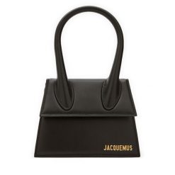 Torebka JACQUEMUS. Czarne torebki klasyczne damskie JACQUEMUS, bez wzorów, bez dodatków. Za 3,399.00 zł.