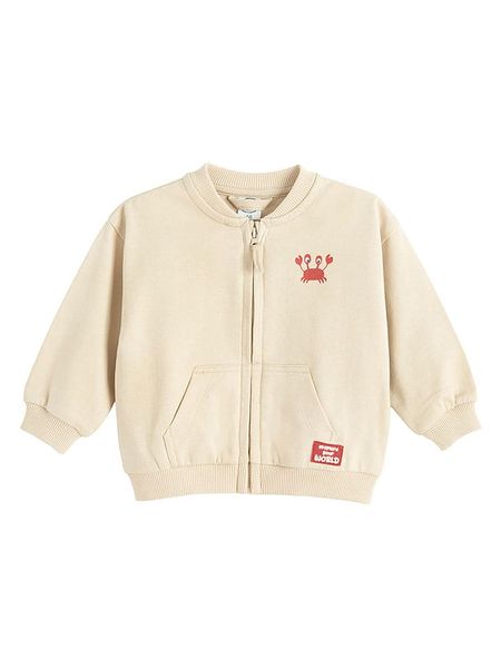 COOL CLUB Bluza w kolorze beżowym rozmiar: 92. Brązowe bluzy i bluzki niemowlęce COOL CLUB, bez wzorów, z bawełny, bez ramiączek, bez kaptura. Za 49.95 zł.