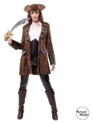 Party x People Płaszcz kostiumowy "Nobility" w kolorze brązowym rozmiar: 38/40. Brązowe płaszcze damskie Party x People, bez wzorów, ze skóry. Za 170.07 zł.